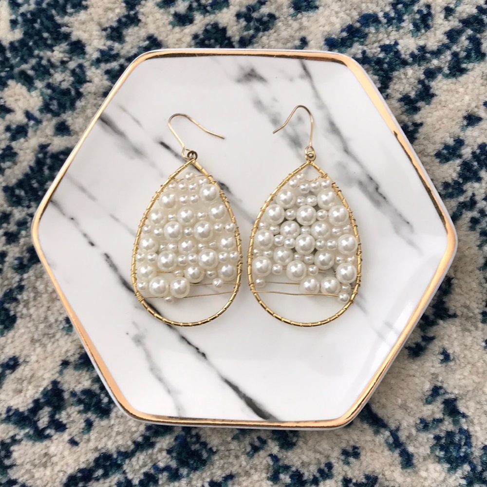 Pearl Drop Earrings | Fashion Jewelry NEW